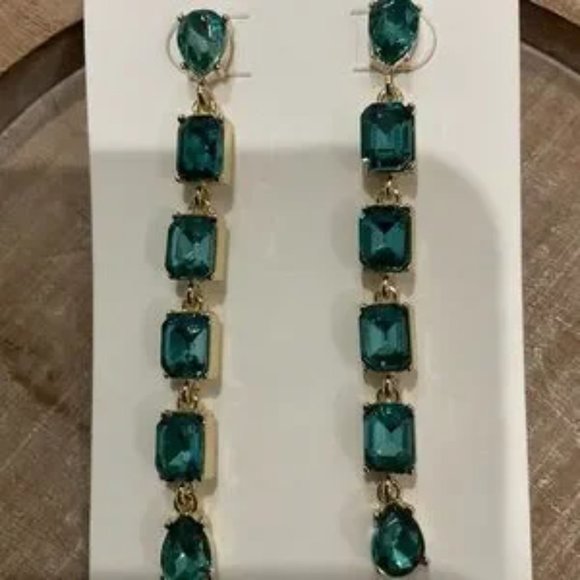 Crystal Drop Earrings - Picture 4 of 6